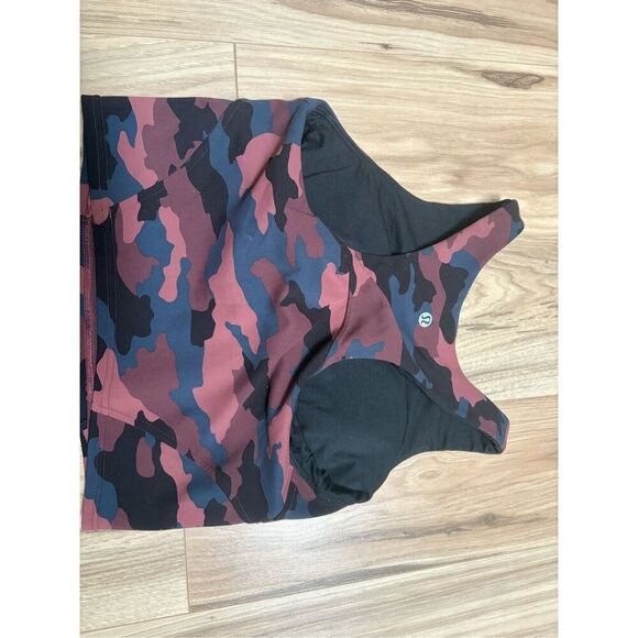 Lululemon Align Tank Top Crop Leggings Set Camo Red Grey Workout Gym - Picture 8 of 15